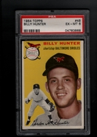 1954 Topps #048 Billy Hunter  PSA 6 EX-MT BALTIMORE ORIOLES